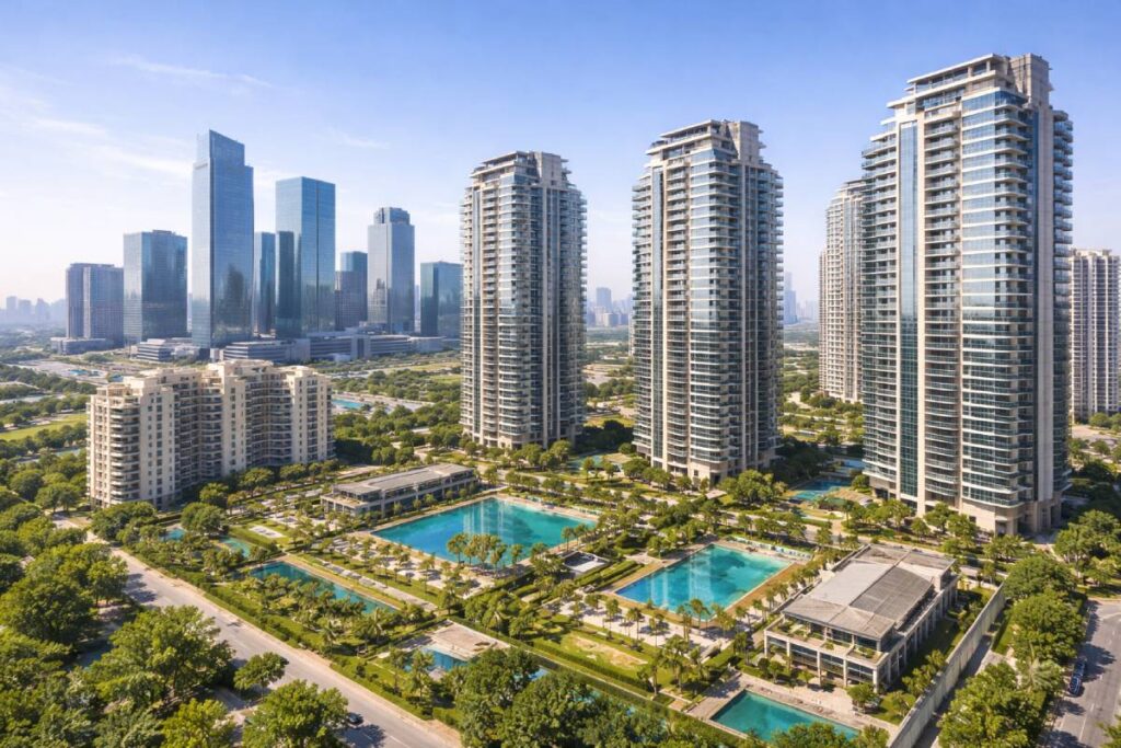 Illustration of Luxury Apartment High Net Worth Management