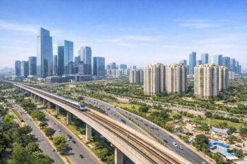 Real estate investment Gurgaon showing high-growth residential and commercial projects