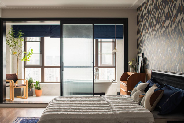 new home bedroom setup cozy modern bedroom interior