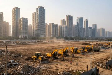Demolition drive in Saraswati Kunj