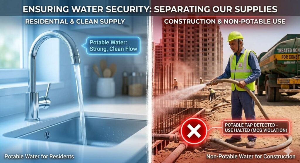 Potable water use Gurugram