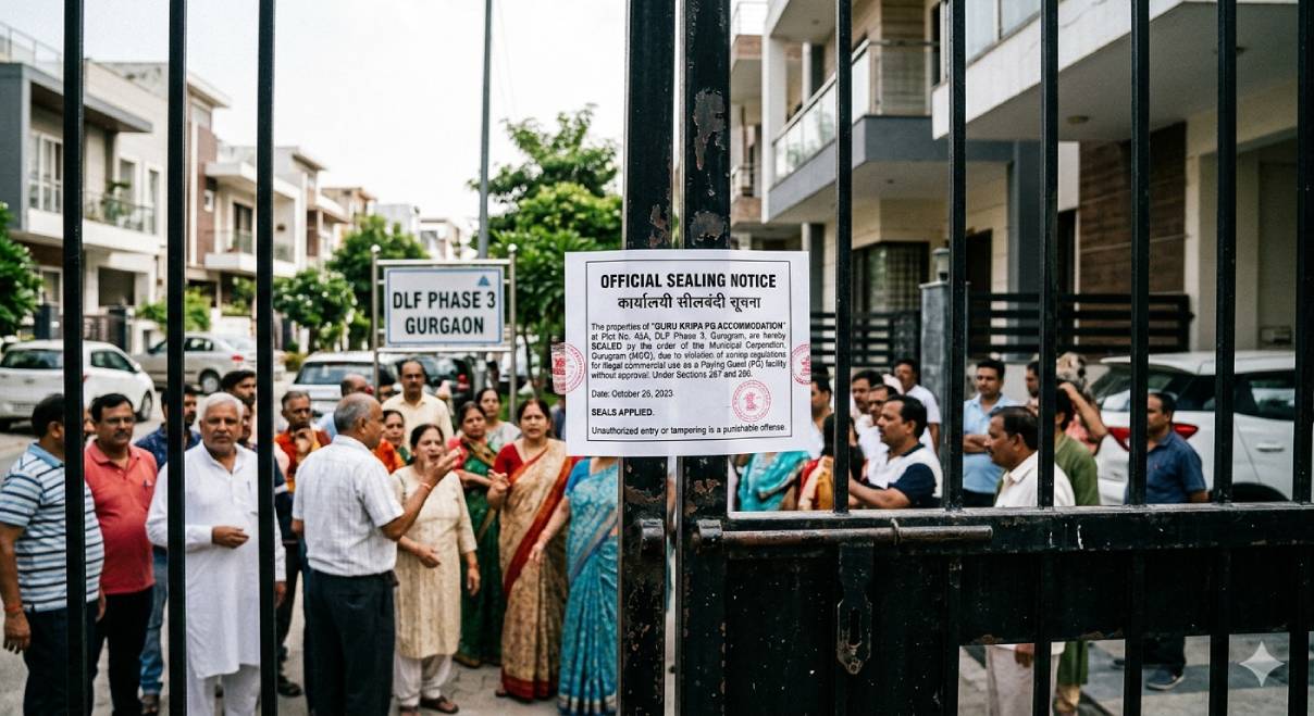 regularisation of PGs in Gurugram