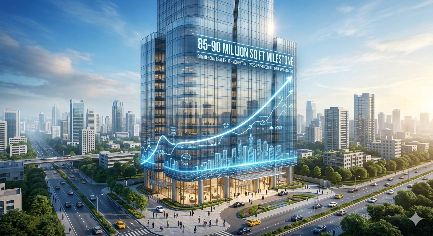 India’s office leasing to remain resilient, to hit 85-90 million sq ft in 2026-27
