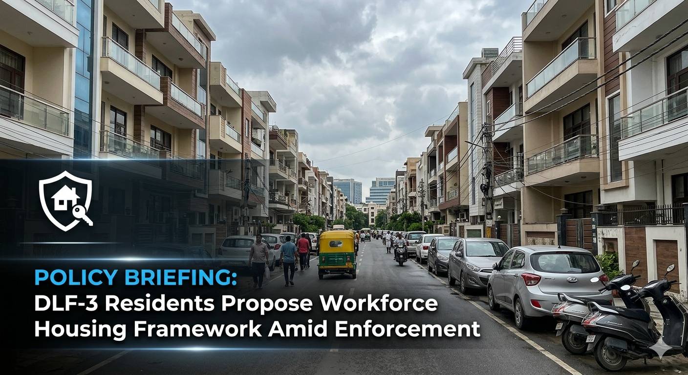 DLF-3 residents in Gurugram seek policy for workforce housing amid razing