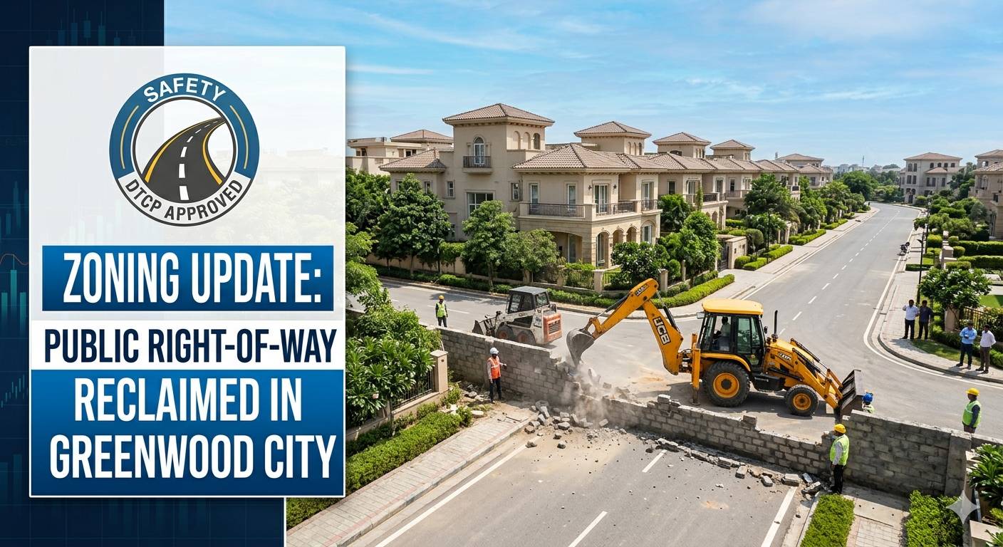 Gurugram sector 102 residents demand completion of planned 24 meter roads