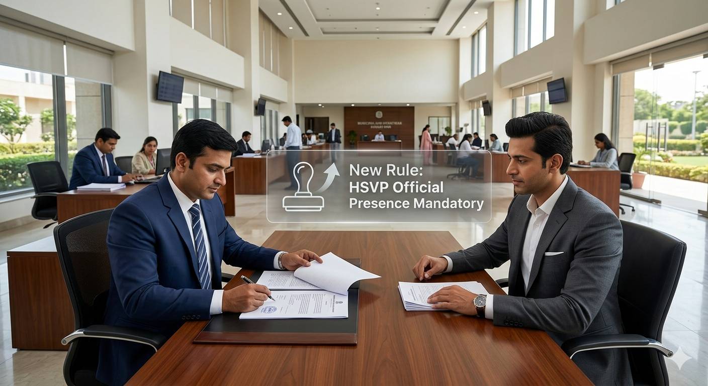 HSVP official's presence mandatory for registration of auctioned plots