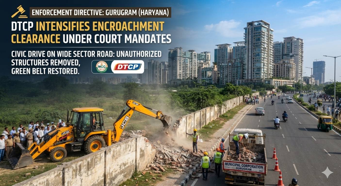 DTCP to intensify encroachment crackdown in compliance with HC, SC directives in Gurugram