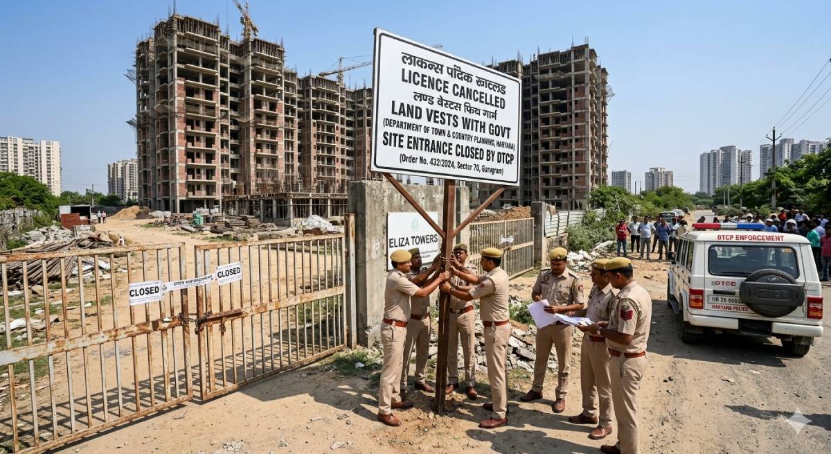 DTCP sets takeover and asset-freeze drill for a Sector 70 project in Gurugram