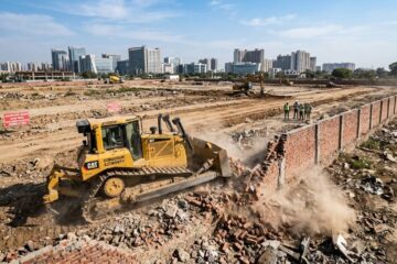 DTCP razes illegal colony on 14 acres