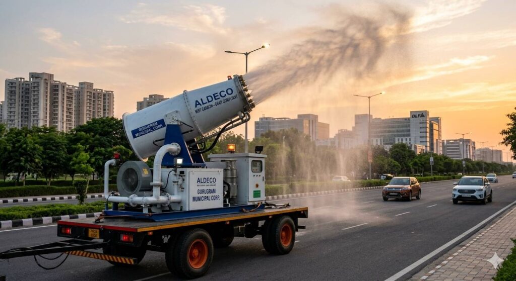 CAQM issues notices to MCG, GMDA chiefs over dust-control failure in Gurugram