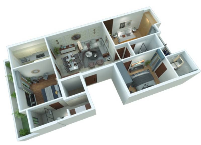 3 BHK LUXURY FLOOR – One Good Earth