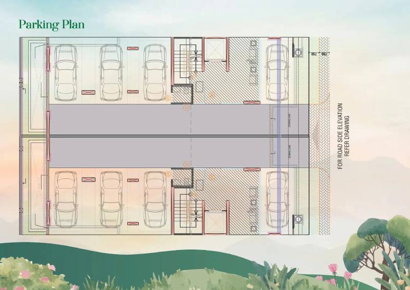 Parking Plan – Paras Florett Enqlave