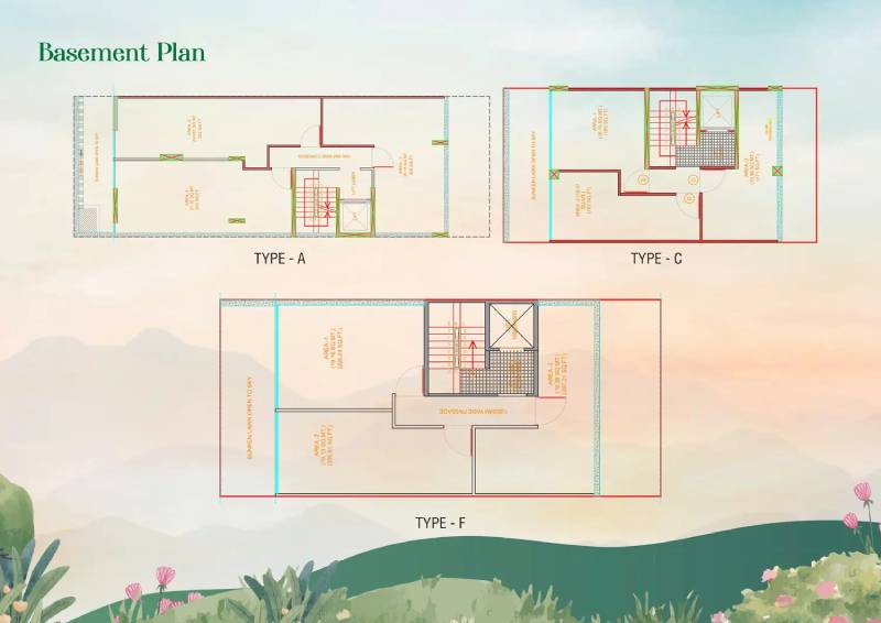 Basement Plan – Paras Florett Enqlave