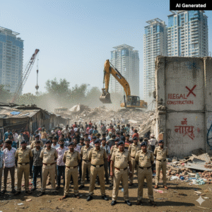 Saraswati Kunj demolition